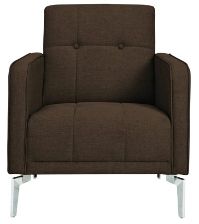 HOME Fabric Chair in a Box - Chocolate.